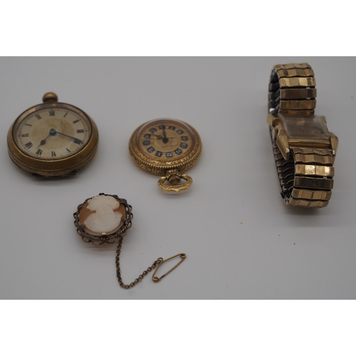 248 - Early century Meltis military pocket watch, wrist watch etc.