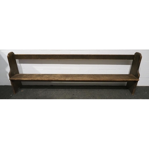 447 - Large pine pew 107