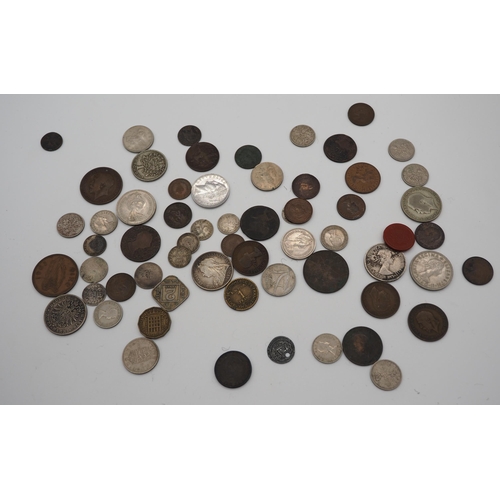 252 - Assorted mostly British coins