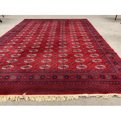 239 - Large red Persian Kashan rug 140