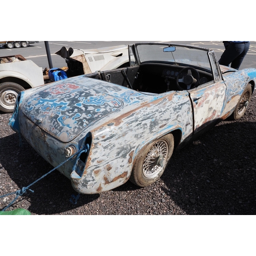 252 - Austin Healey Sprite mk2 project. 1966.
Has been in storage since 1990. 12G295 Cylinder head.
Reg. H... 