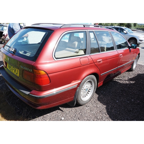 258 - BMW 530D SE estate car. 1999. 2926cc.
Runs and drives, 1 owner from new. Comes with owners manuals, ... 