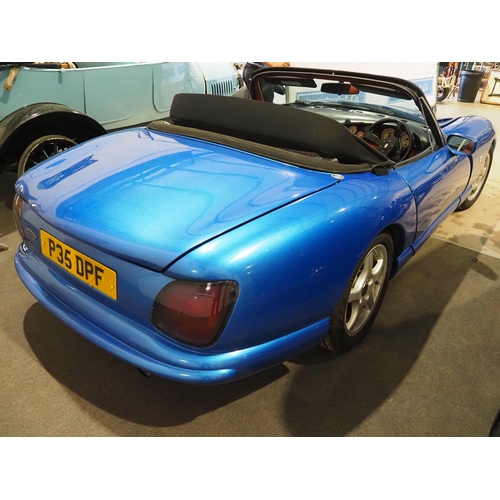 265 - TVR Chimaera 400 sports car. 1997. 3952cc.
Runs and drives, MOT until 28/6/24. 5 owners from new. 22... 