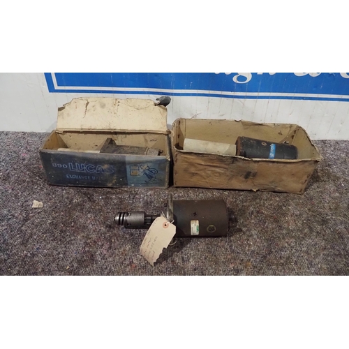 9 - Ford Capri 1970 starter motor and 2 others