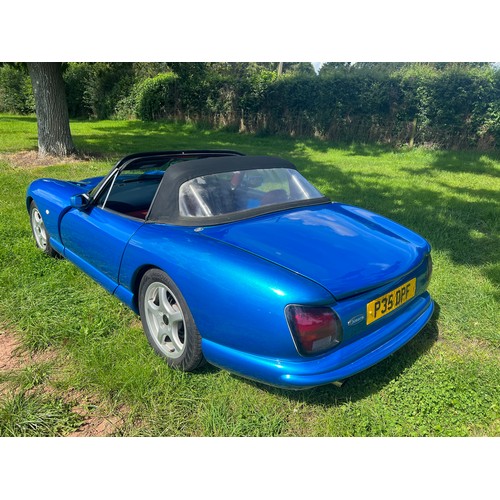 265 - TVR Chimaera 400 sports car. 1997. 3952cc.
Runs and drives, MOT until 28/6/24. 5 owners from new. 22... 