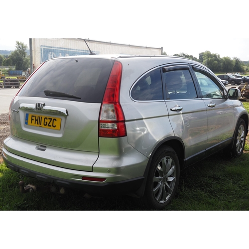 278 - Honda CR-V ES 2.2i-Dtec 4x4 Estate. 2011. Diesel. 2199cc. Runs and drives, air con, heated seats, el... 