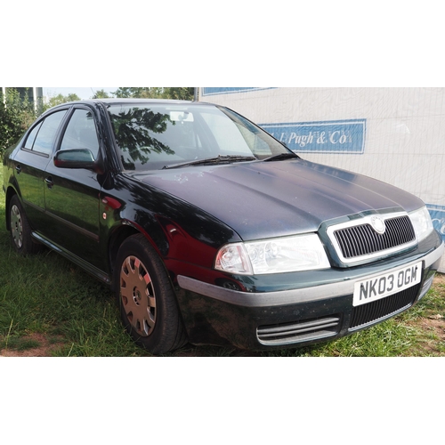 279 - Skoda Octavia Ambiente TDI Hatchback. 2003. Diesel. Runs and drives. Showing 127,193 Miles. MOT unti... 