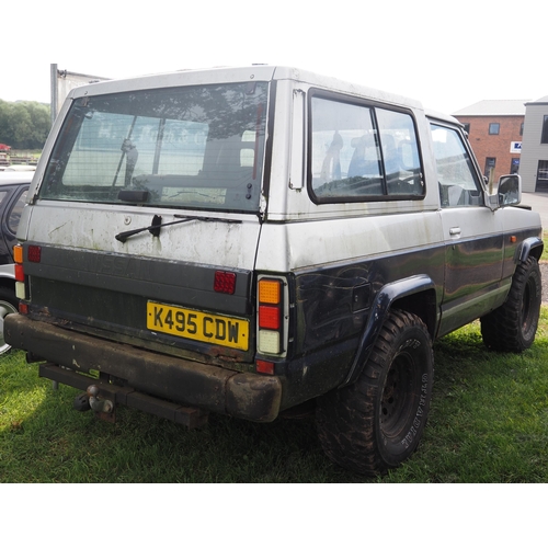 283 - Nissan Patrol HT Diesel Estate. 1992. Diesel. 2826cc. Runs and drives. Showing 81,372 miles.  Comes ... 