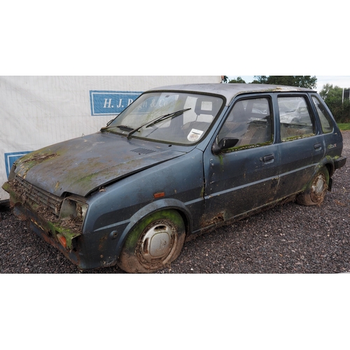 284 - Austin Metro City X car. Spares or repair. No docs