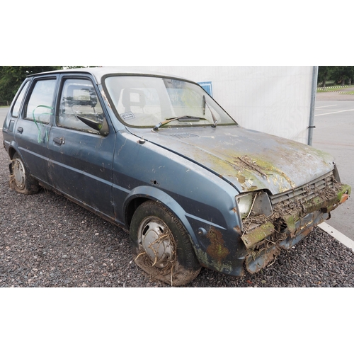 284 - Austin Metro City X car. Spares or repair. No docs