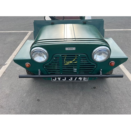 287 - Morris Mini Moke project. 1967. Engine has been run but needs recommissioning, needs new 2 tyres and... 