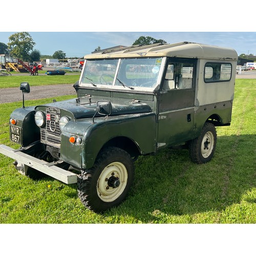 269 - Land Rover Series 1, 86 inch. Originally sold to the Ministry of Supply in 1953, verified by British... 