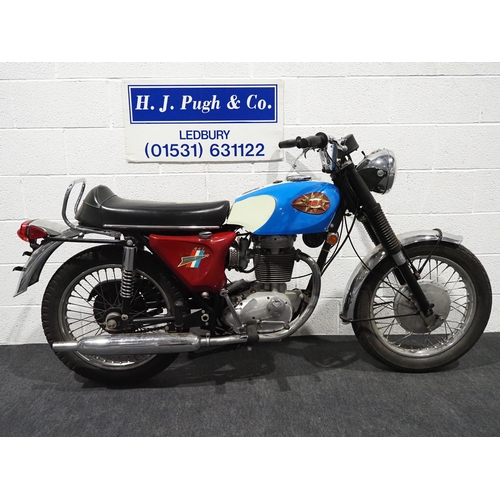 804 - BSA B44 Shooting Star motorcycle. 1968. 
Frame No. B44BSS3467
Engine No. B44BSS3467
Canadian import,... 