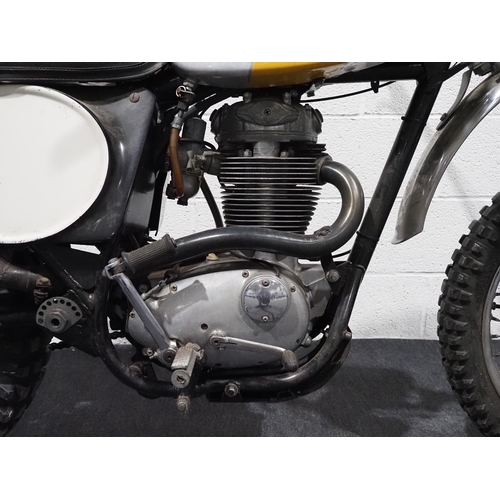 808 - BSA B50 motocross bike. 1973. 500cc.
Frame No. B50MXDH01287   
Engine No. B50MXDH01287
Canadian impo... 