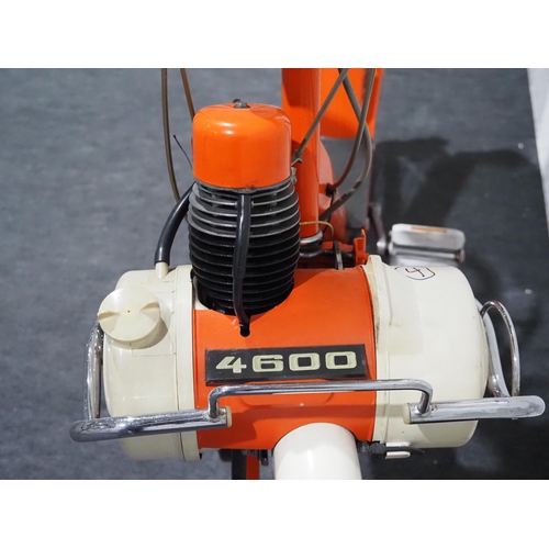817 - Velo Solex 4600 autocycle. 49cc.
Frame No. 8056883
Engine No. 7159857
Canadian import.
No docs