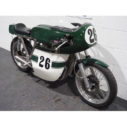 842 - Norton Rickman Metisse race bike. 1973. 750cc.
Frame No- 1309R
Engine No- N15CS/120224
Part of a pri... 