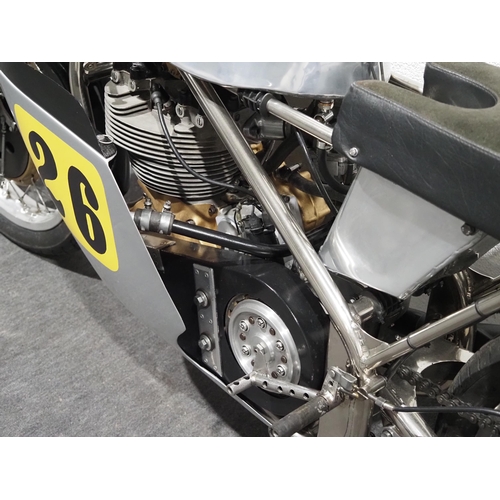 843 - Seely G50 race bike. 1990. 500cc.
Engine No- CSR26R.
Part of a private collection.
Current owner pur... 