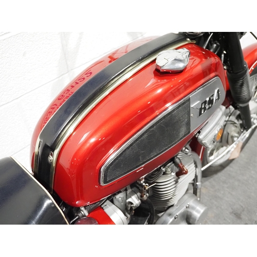845 - BSA A75 Rocket III mk. 1 motorcycle. 1969. 750cc.
Frame No-CC02339A75R
Engine No-CC02339A75R
Part of... 