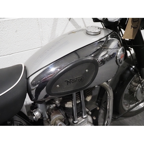 855 - Norton model 50 motorcycle. 1959. 350cc.
Frame No. 68669 
Engine No. 68669
Engine in good order, goo... 