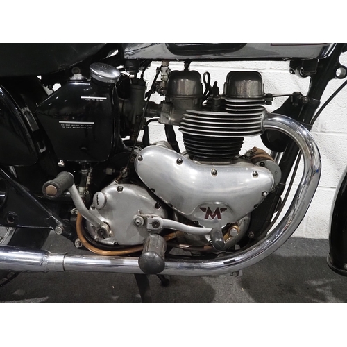 905 - Matchless 500 Clubman Twin motorcycle. 1955. 498cc. 
Engine No. 55G9/27287
Runs and rides, comes wit... 