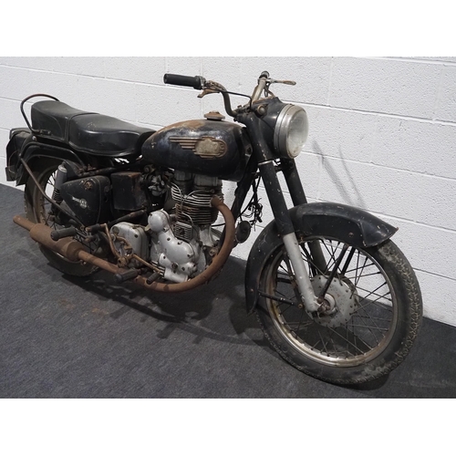 907 - Royal Enfield 350 Bullet motorcycle. 1959. 
Barn find with no docs