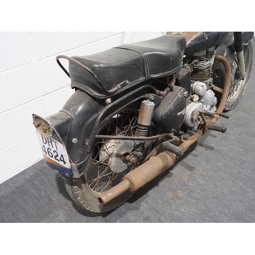 907 - Royal Enfield 350 Bullet motorcycle. 1959. 
Barn find with no docs