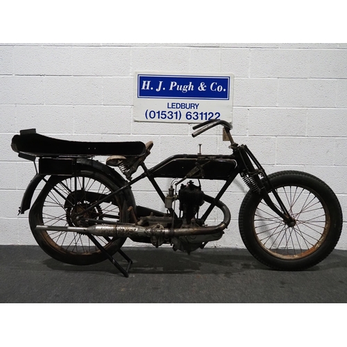 915 - AJS Flat tank motorcycle project. 1923.
No docs