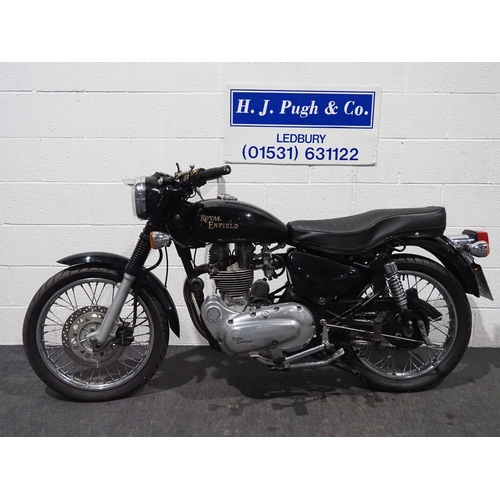 916 - Royal Enfield Bullet 500 motorcycle. 499cc. 2004.
Frame No. ME3AHBST54C0000072
Engine No. 4LS500072H... 