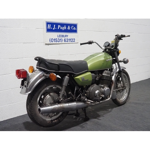 923 - Honda CB750A Hondamatic motorcycle. 
Frame No. CB750A-75006012
Comes with Nova document and key