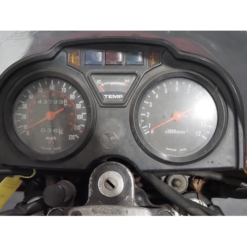 926 - Honda CX500 motorcycle. 1982. 498cc.
Frame No. PC012313263
Engine No. PC01E2313257.
Comes with histo... 