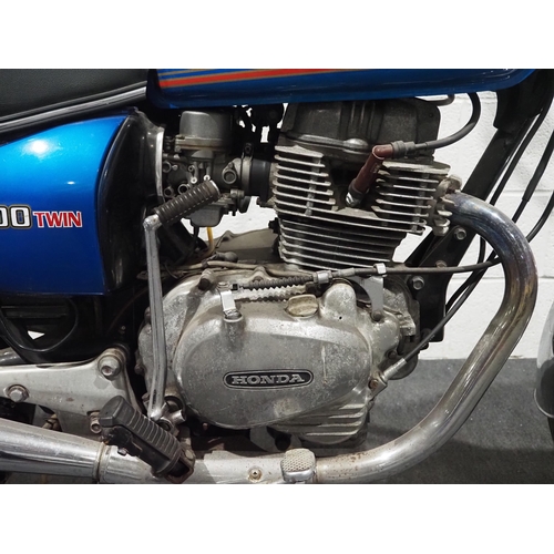 929 - Honda 400 Dream Twin motorcycle. 1989. 400cc.
Frame No. CB400T4074912
Engine No. CB400TE-4006227
Run... 
