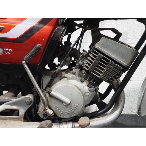 938 - Honda H100S motorcycle. 1990. 98cc. 
Frame No. HA045203428
Engine No. HA04E5127118
Engine turns over... 