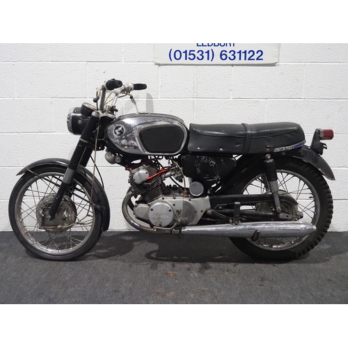 939 - Honda CB160 motorcycle. 1966. 
Frame No. B160-1060260
Engine No. B160L-1060092
Engine turns over, co... 