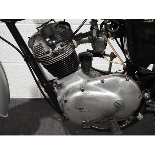 952 - Triumph Tiger Cub motorcycle. 1957. 199cc.
Frame No. T35173
Engine No. T2053287
Good compression, tu... 