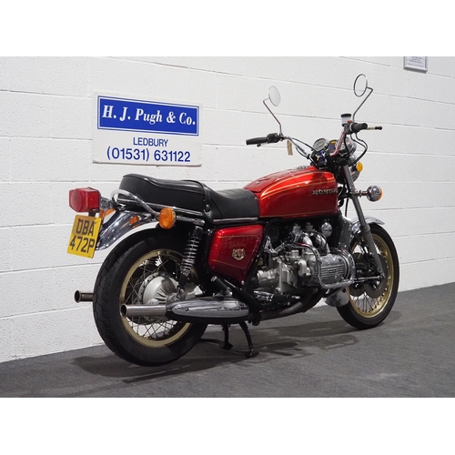 960 - Honda GL1000 Gold Wing LTD motorcycle. 1976. 1000cc.
Engine no. GL1E-2035215
Frame no. GL12036701
Ru... 