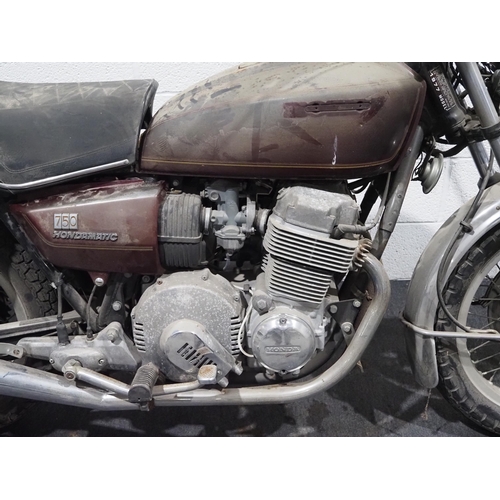 966 - Honda CB750A Hondamatic motorcycle project. 1977.
No docs