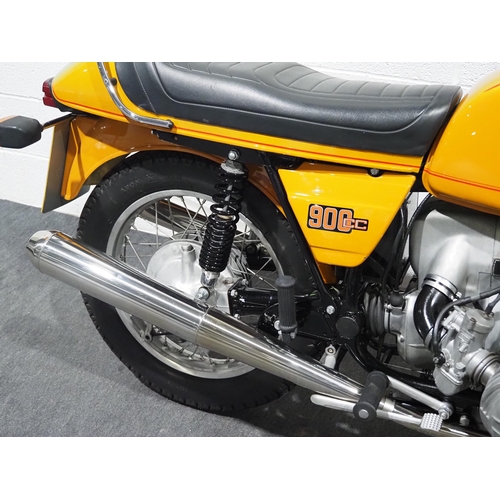 968 - BMW R90S motorcycle. 1976. 898cc
Frame No. 4090510
Engine No. 4090510
Bike was last ridden 23/8/23. ... 