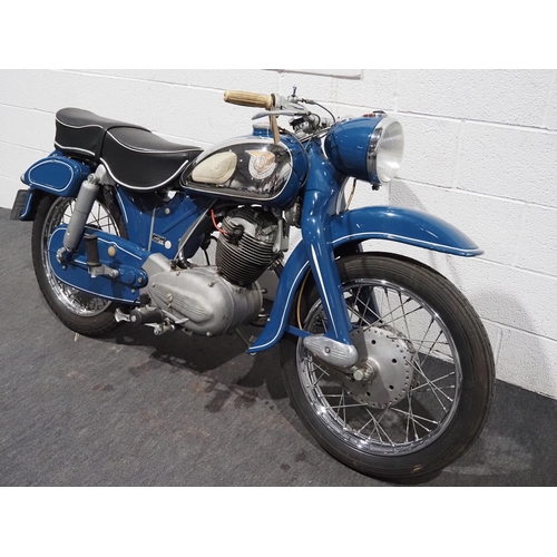 973 - NSU 250 motorcycle. 1961. 250cc.
Frame No. 1841889
Engine No. 3235616
Reg. 332 CXT. Old V5 and keys