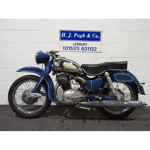 973 - NSU 250 motorcycle. 1961. 250cc.
Frame No. 1841889
Engine No. 3235616
Reg. 332 CXT. Old V5 and keys