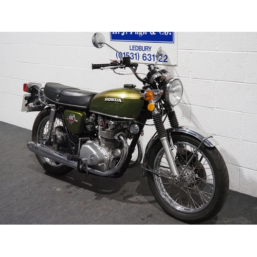 981 - Honda CB450 motorcycle. 1973. 450cc
Frame No. CB4506002047
Engine No. CB450E6002089
Runs. Very littl... 