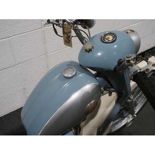 986 - RAP Matador motorcycle. 1960. 49cc.
Frame No. 498208
Engine No. 838414
Last ridden in July 2013. In ... 