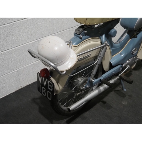 986 - RAP Matador motorcycle. 1960. 49cc.
Frame No. 498208
Engine No. 838414
Last ridden in July 2013. In ... 