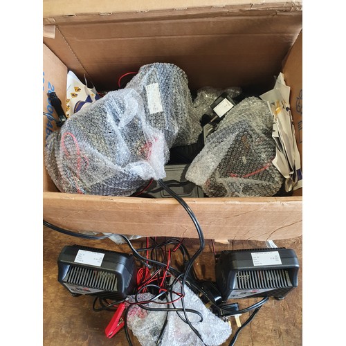 336 - Quantity of 4amp battery chargers all PAT tested