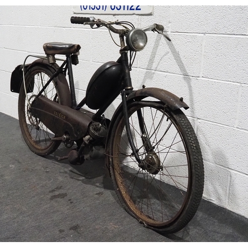 1004 - Raleigh RM2 autocycle project. 
First registered in 1960.
Has some missing parts.
Reg. PVS 193. V5