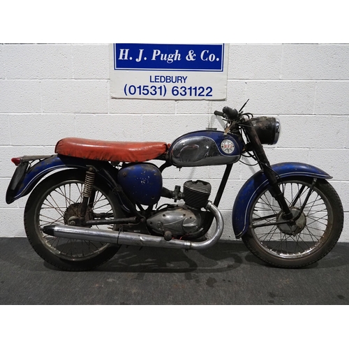 1005 - BSA Bantam project. 175cc
Engine number doesn't match the V5.
Reg. NDW 56G. V5