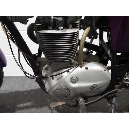 996 - BSA B50 motorcycle. 499cc. c.1972
Frame No. HE14691
Engine No. HE14691
This bike will need light rec... 