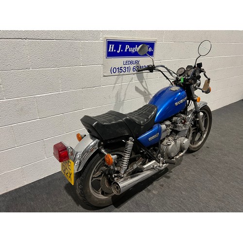 1008 - Suzuki GS 650 motorcycle. 1982. 673cc
Frame No- JS1GP71L8C2101429
Engine No- GS650G123271
Vendor sta... 