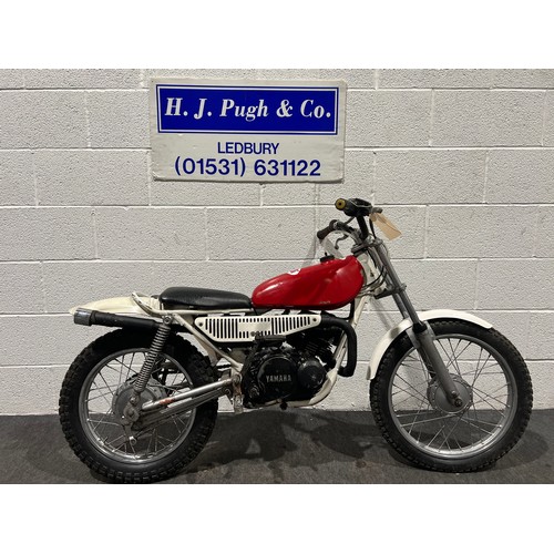 1009 - Yamaha TY80 trials motorcycle.
Frame No-451 107144
Engine No- 5M6-000665.
Vendor states that the bik... 