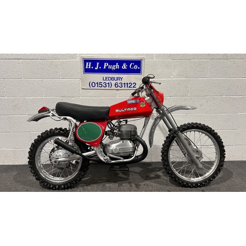 1011 - Bultaco Frontera Special motorcycle. 
Frame No. 15201298
Engine No. 6301475
This bike has been recen... 