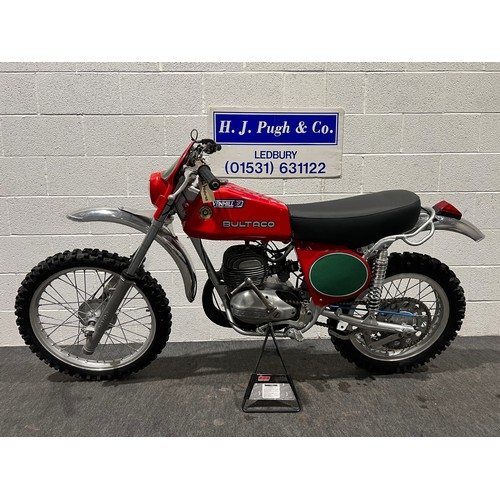 1011 - Bultaco Frontera Special motorcycle. 
Frame No. 15201298
Engine No. 6301475
This bike has been recen... 